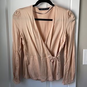 Zara wrap top
